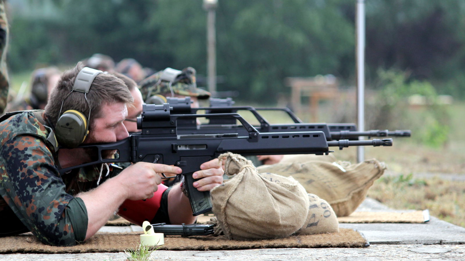 Schießen mit dem Gewehr G36