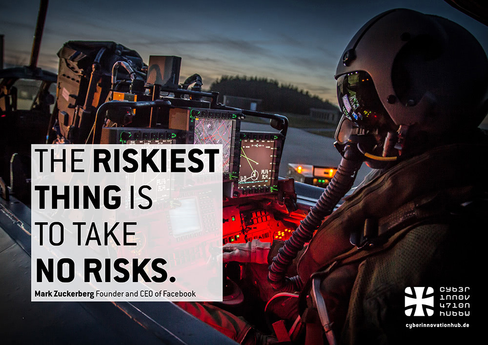 The Riskiest Thing Is To Take No Risks.